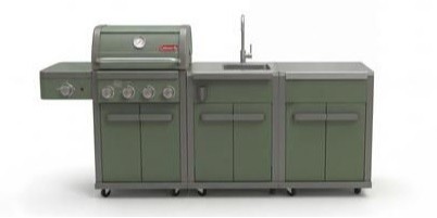 מטבח חוץ Coleman Revolution 4 –  ירוק - מידות: 2.45 מ'