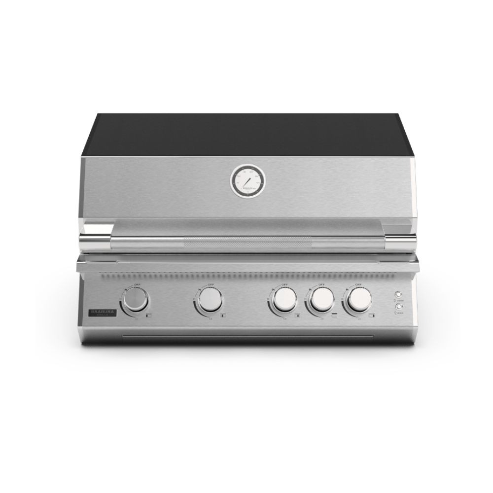 גריל גז Brabura Fusion 400 RS — 4 מבערים + אינפרא אדום, בילט-אין נירוסטה 304