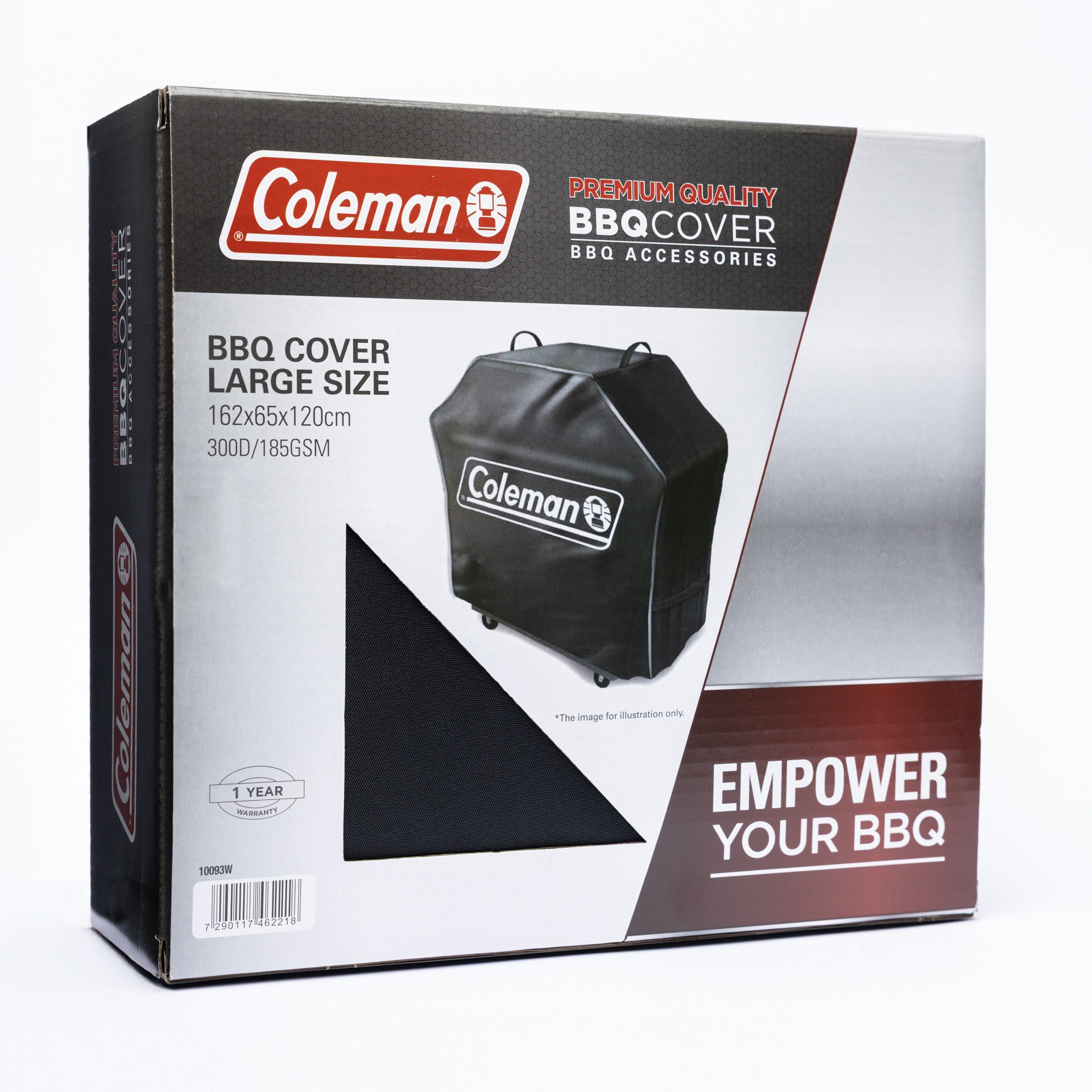 גריל כיסוי Coleman – מתאים לגרילי 3–4 מבערים, עמיד UV, מידות 162×65×120 ס״מ