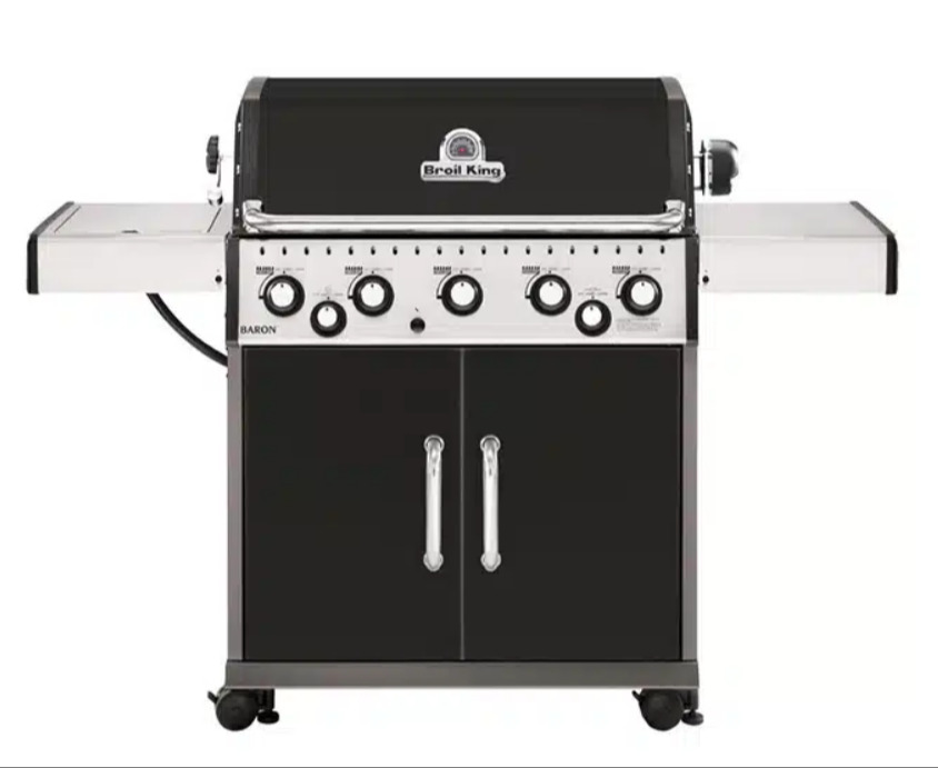 גריל גז ברון 590 Broil King + כירה ושיפוד