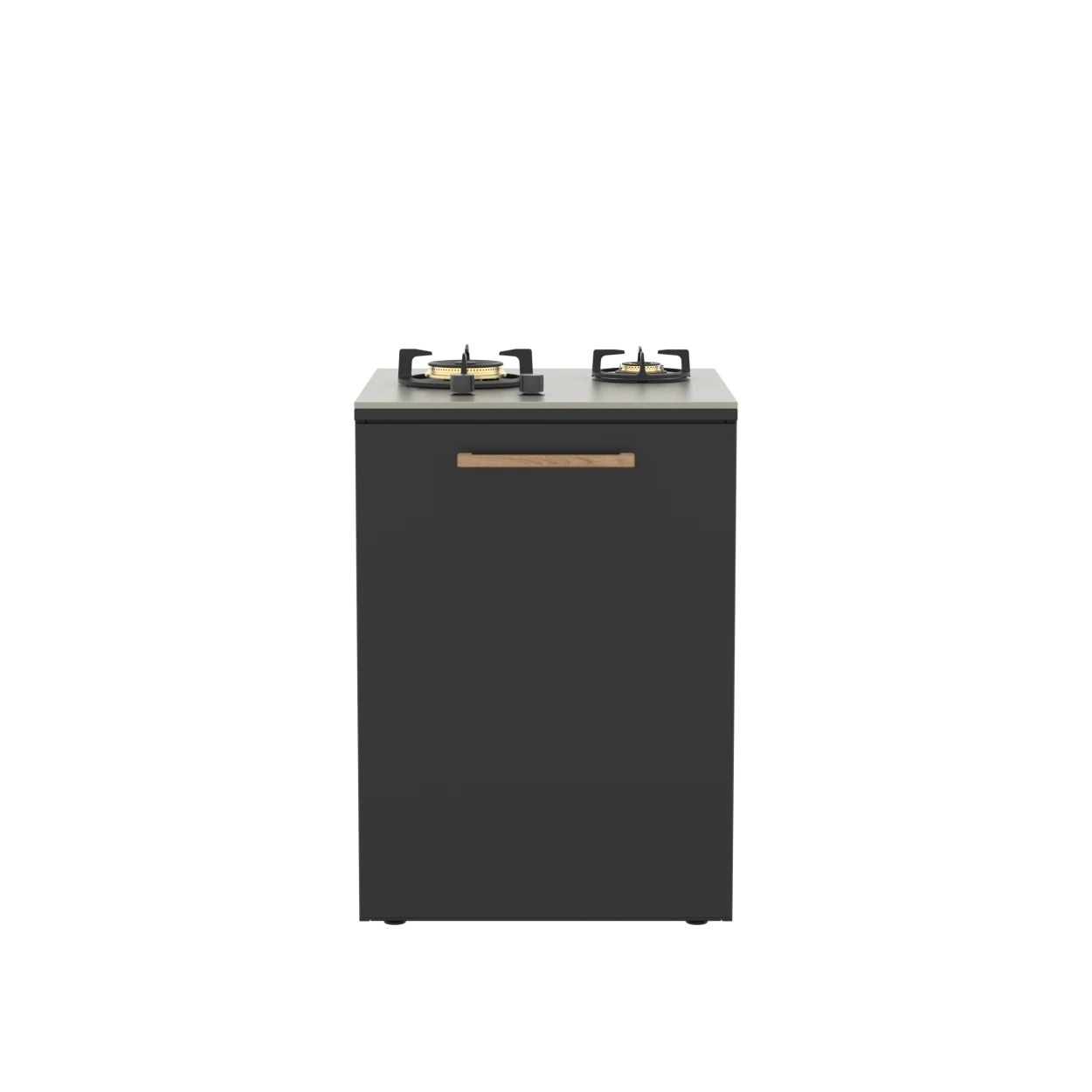 CT 60 COUNTERTOP SIDE BURNERS – כירת צד כפולה למטבחי Brabura