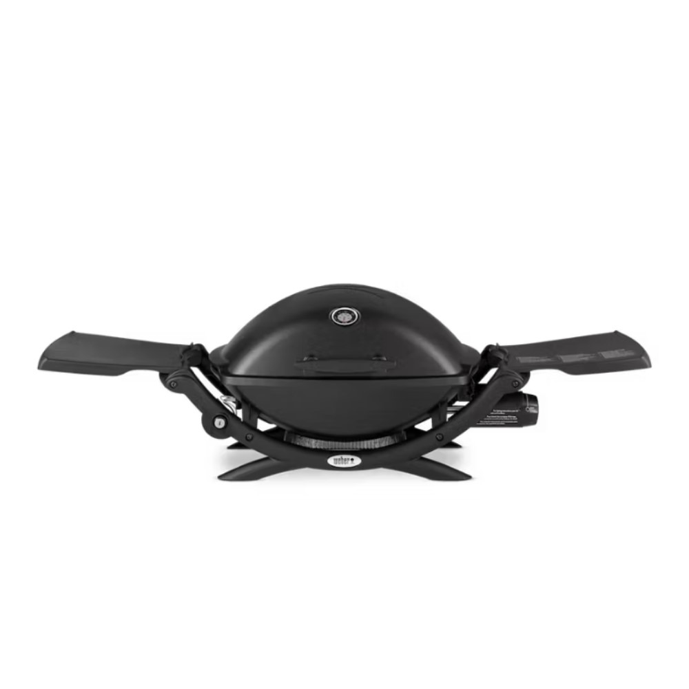גריל גז Weber Q2200 Black — גריל נייד עוצמתי עם מכסה שחור