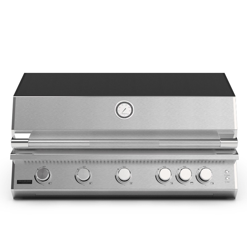 גריל גז Brabura Fusion 500 RS — 5 מבערים + אינפרא‑אדום אחורי, נירוסטה