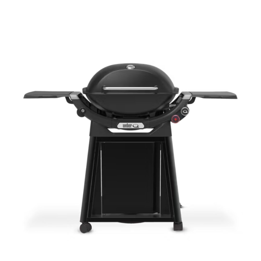 גריל גז Weber Q3200N Black Premium Cart — 2 מבערים עם עגלת פרימיום יוקרתית