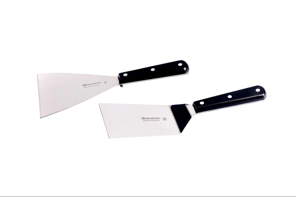 SPATULA KIT – סט מרית נירוסטה לפלטת גריל מבית Brabura