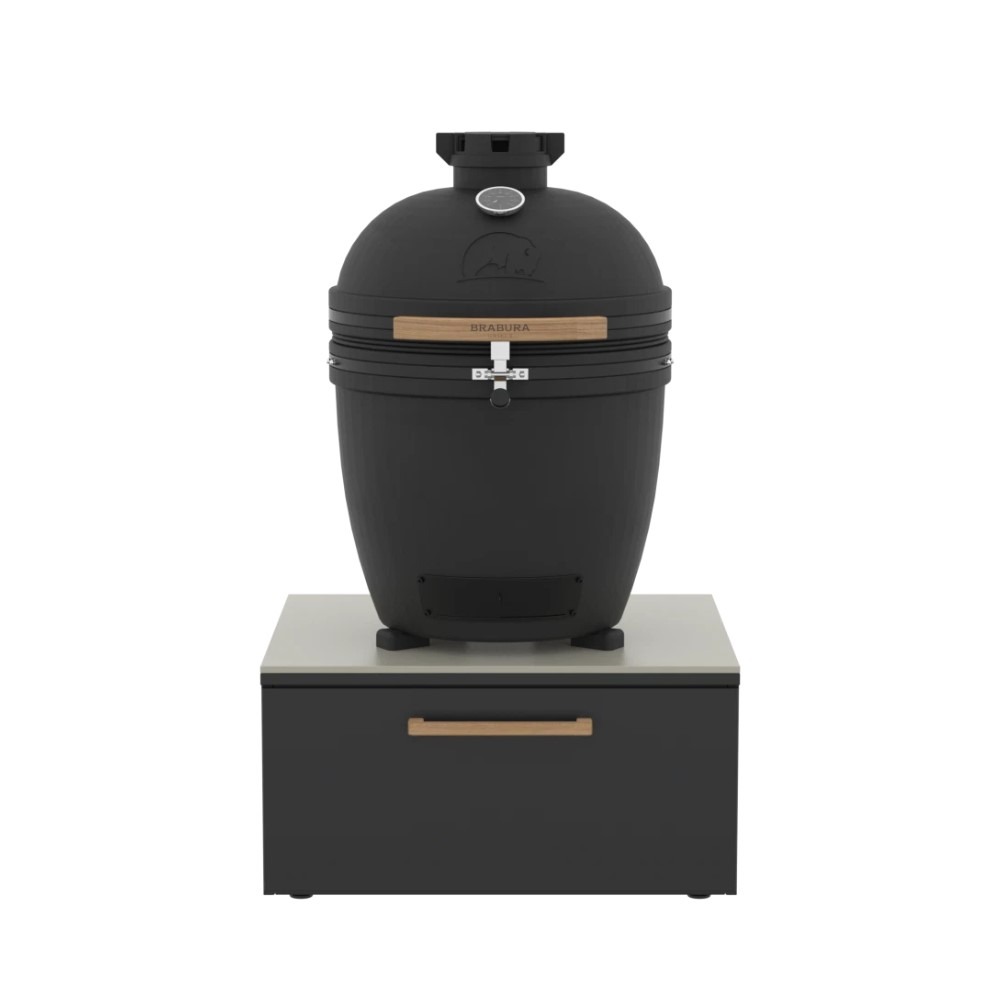 גריל קמדו פחמים Brabura Bison Kamado 23 — גריל פחמים יוקרתי