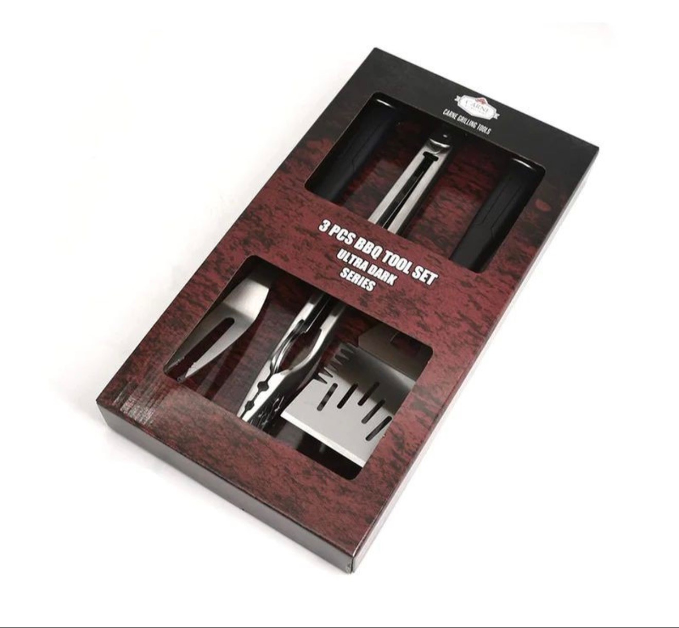 סט כלי BBQ ייחודי 3 חלקים לגריל