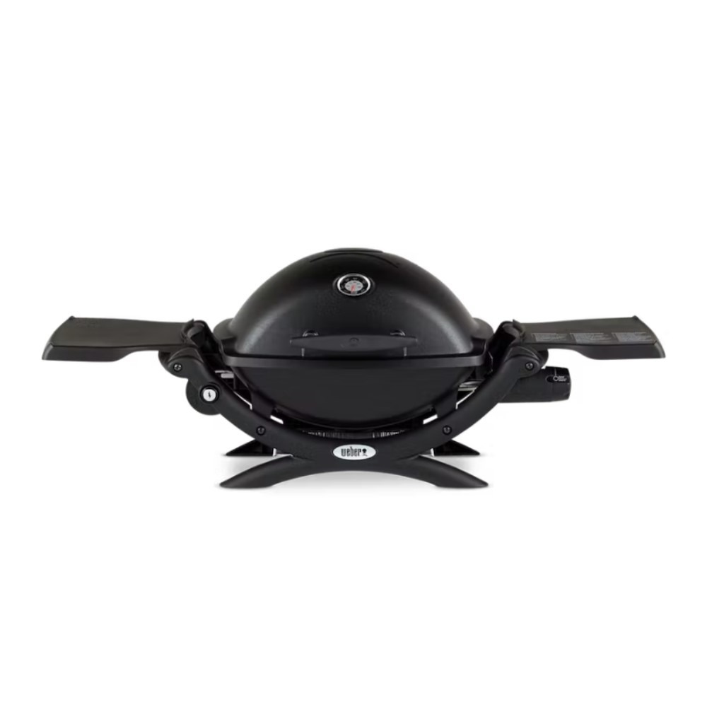 גריל גז Weber Q1200 Black — גריל נייד קומפקטי בצבע שחור