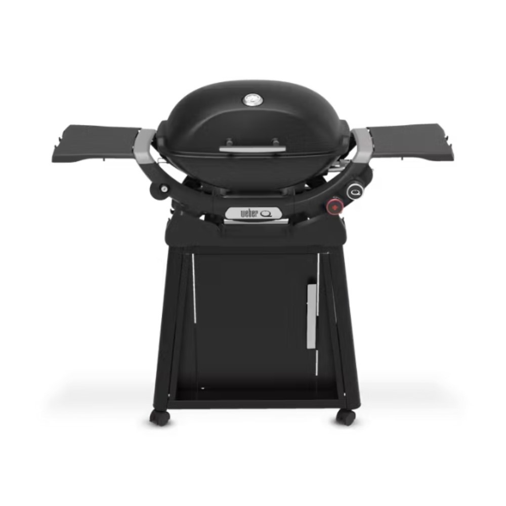 גריל גז Weber Q2800N Black — 2 מבערים עם עגלת עמידה ועיצוב חדשני