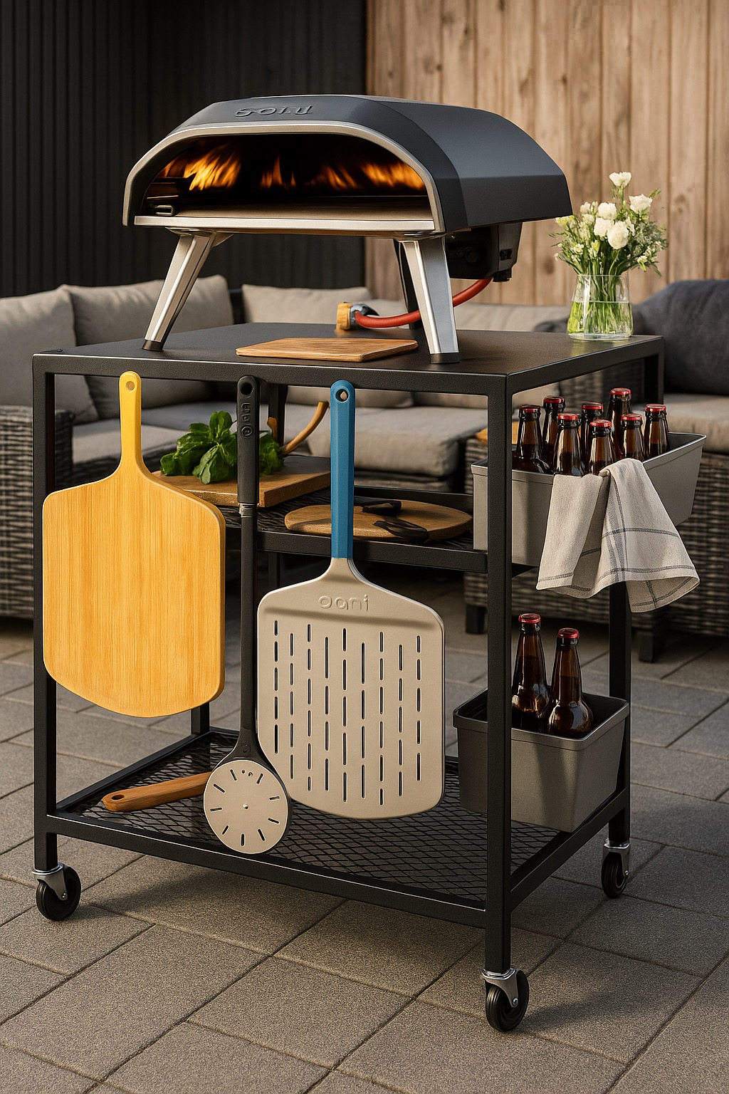 שולחן מקצועי לטאבון 65×70×90 ס״מ – Carne