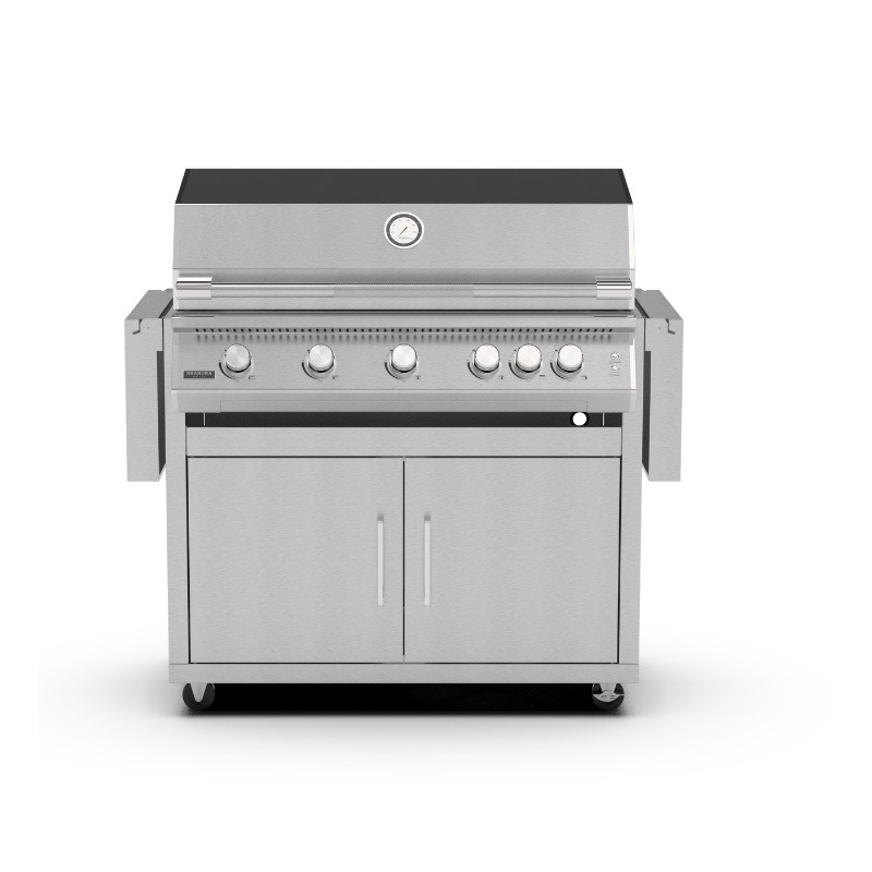 עגלת נירוסטה Brabura Cart Grill 500 S — בסיס לגריל Fusion 500 RS